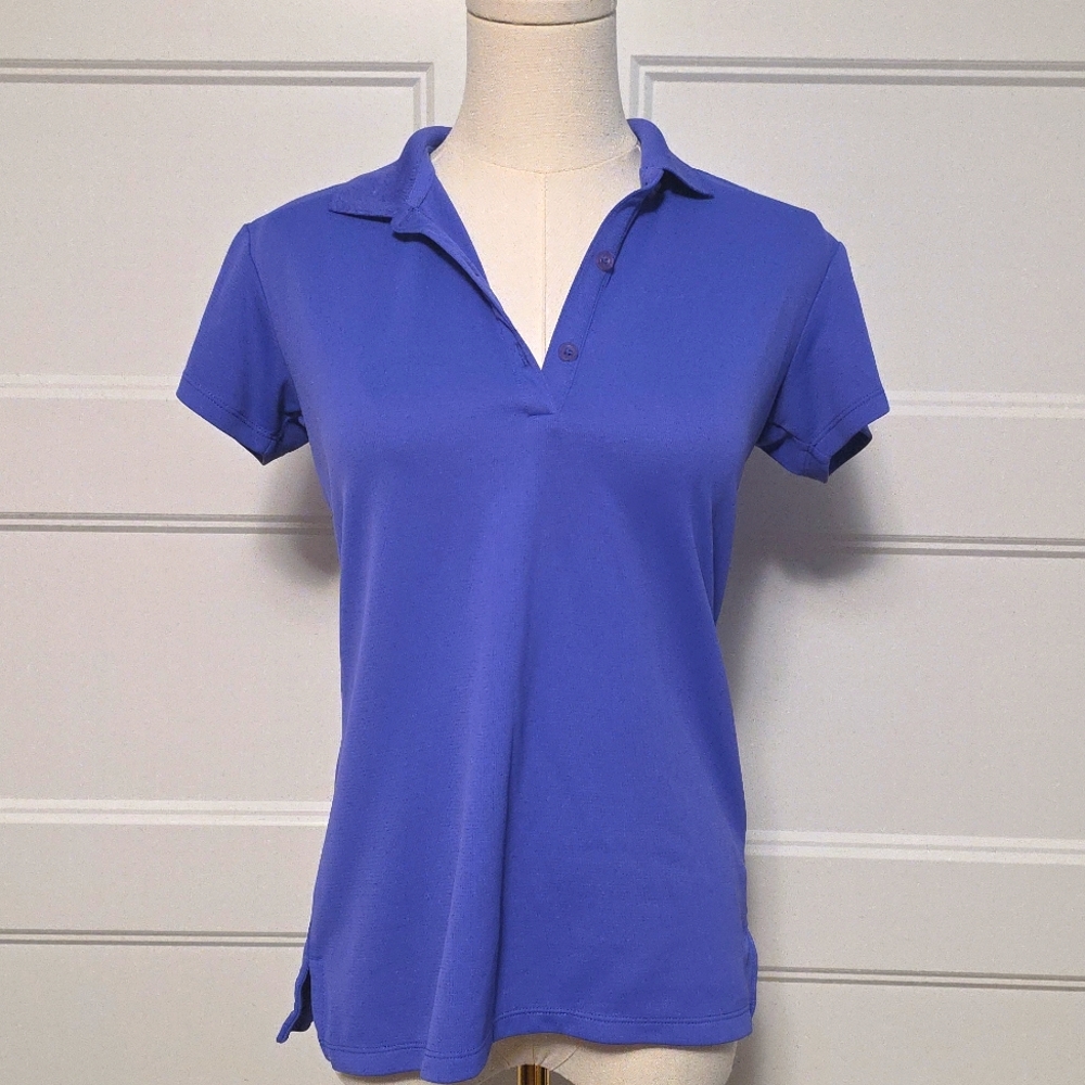 Columbia Purple Button Polo Shirt